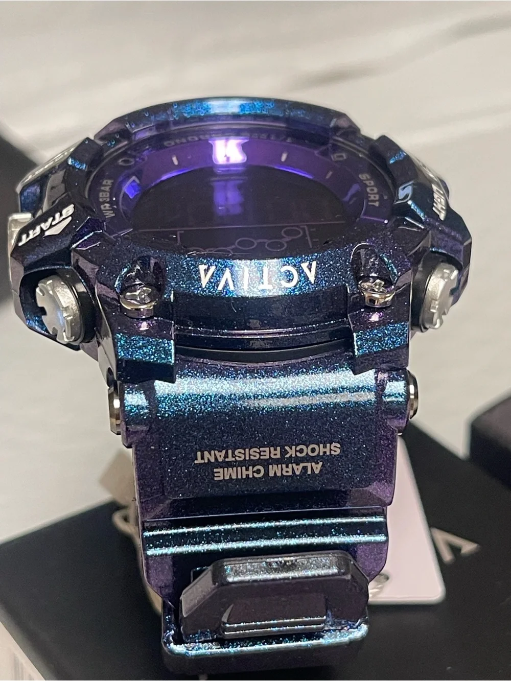 - Activa X Invicta Digital Unisex Watch - 50mm, Iridescent, Purple new